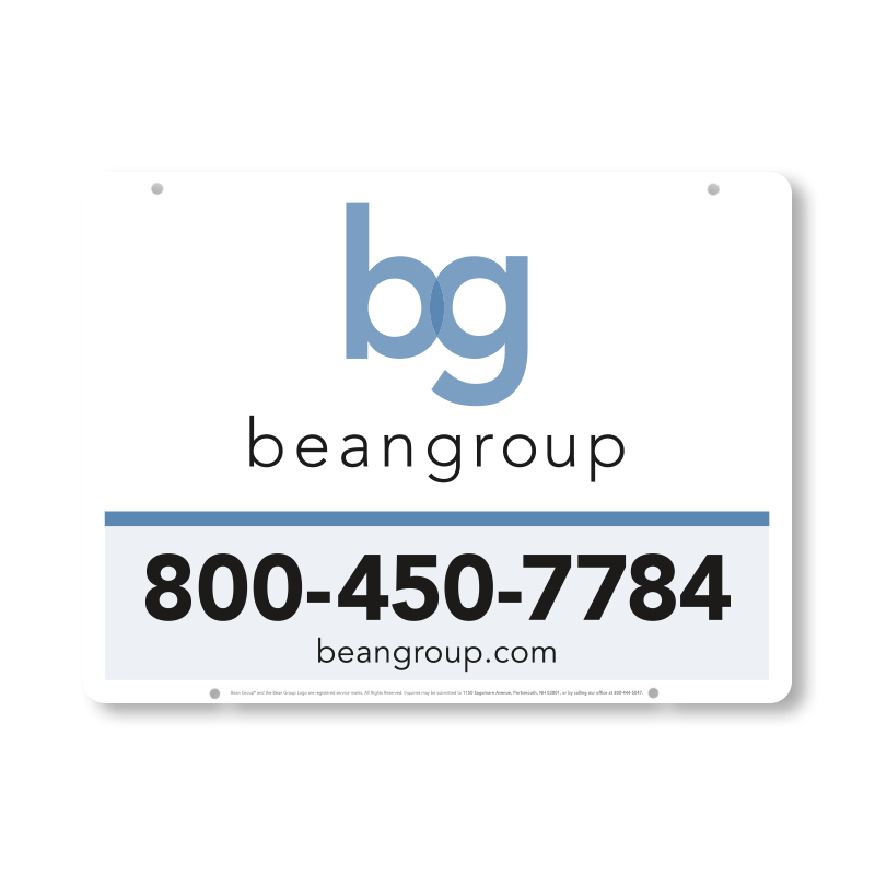 Bean Group Model 18X24_STDCT_100 in Hanging Sign Panels Dee Sign®