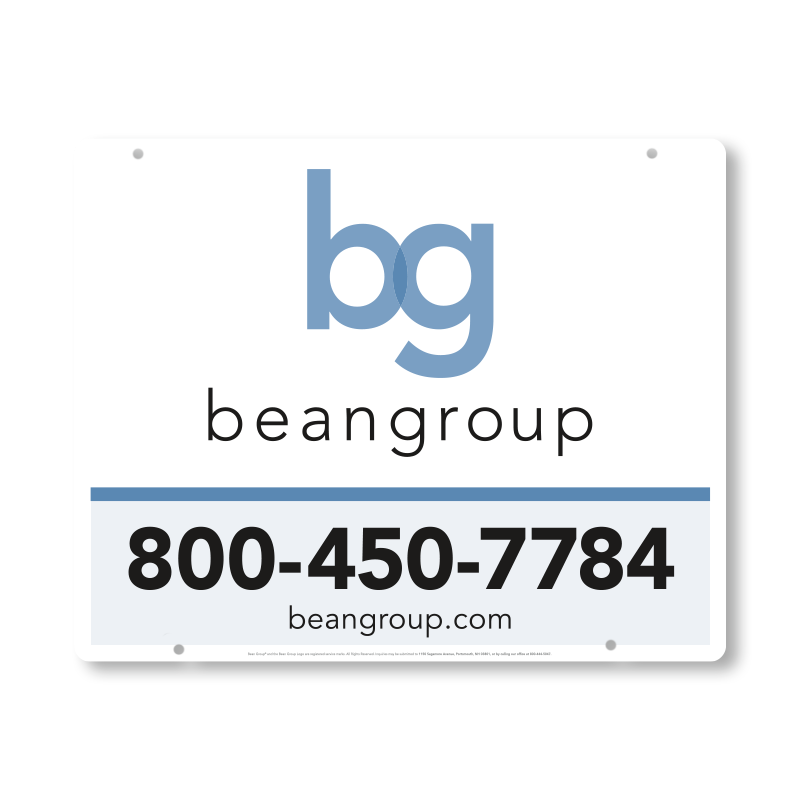 Bean Group Model 24X30_STDNH_100 in Hanging Sign Panels Dee Sign®