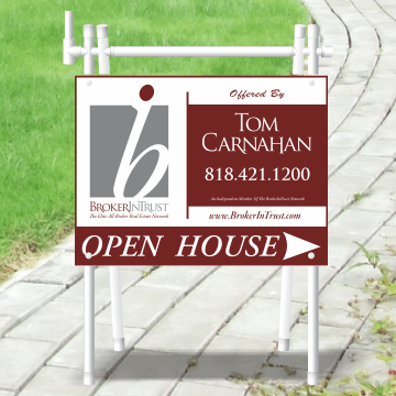 Open House Signs for BrokerInTrust | Dee Sign®