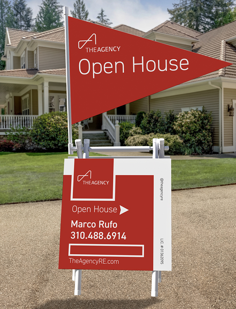 Open House Signs for California Independent Real Estate Dee Sign®