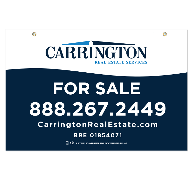 Carrington Real Estate Services Model 24X36_REO_HP_118 in Hanging Sign
