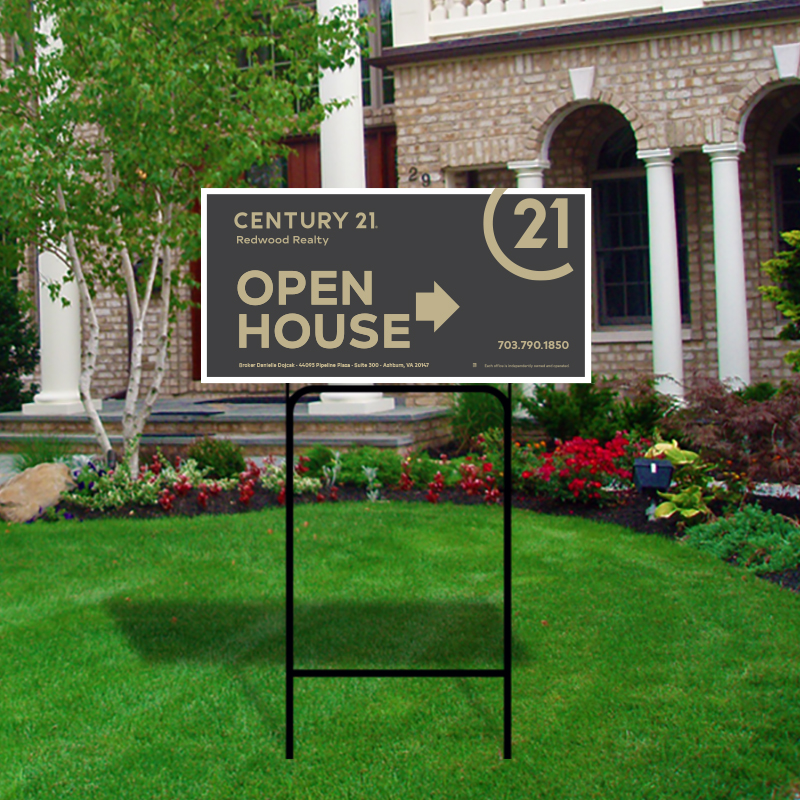 Open House Signs for Century 21 Redwood Dee Sign®