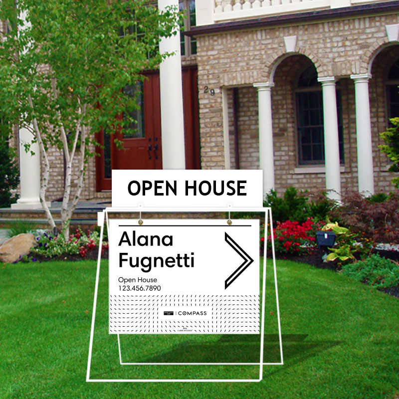 Open House Signs for Compass Real Estate Group Dee Sign®