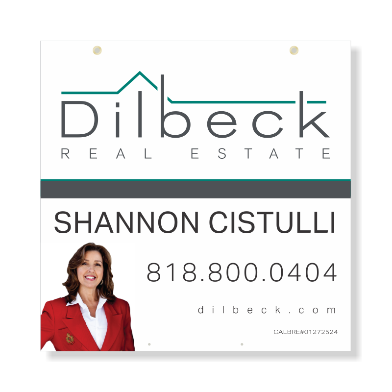 Dilbeck Real Estate Model 26X26_AGTP_149 in Hanging Sign Panels Dee Sign®