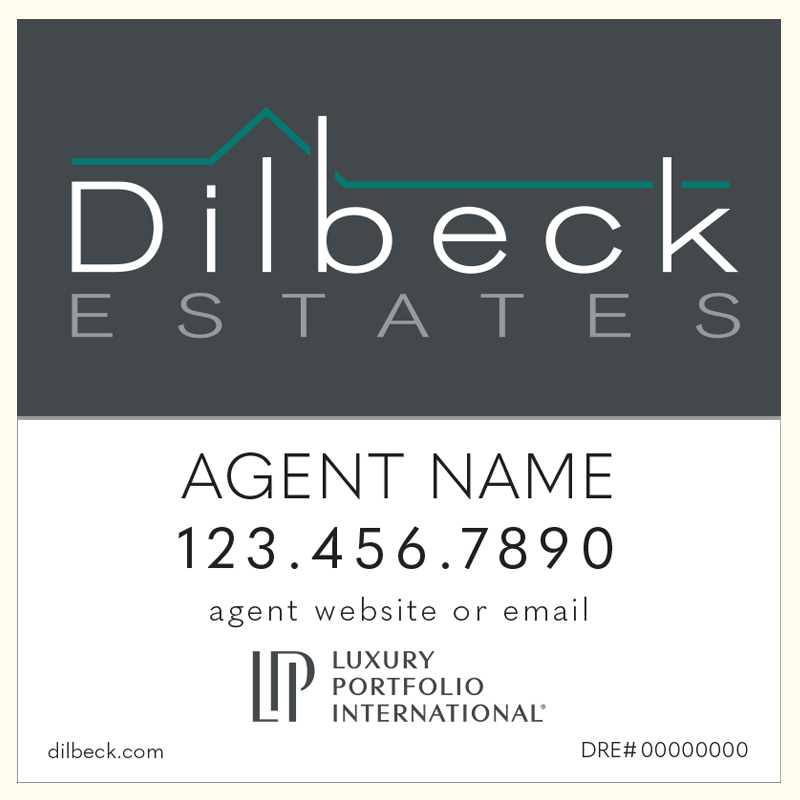 Dilbeck Real Estate Model MP_20X20_DET_ANB_149 in Hanging Sign Panels Dee Sign®