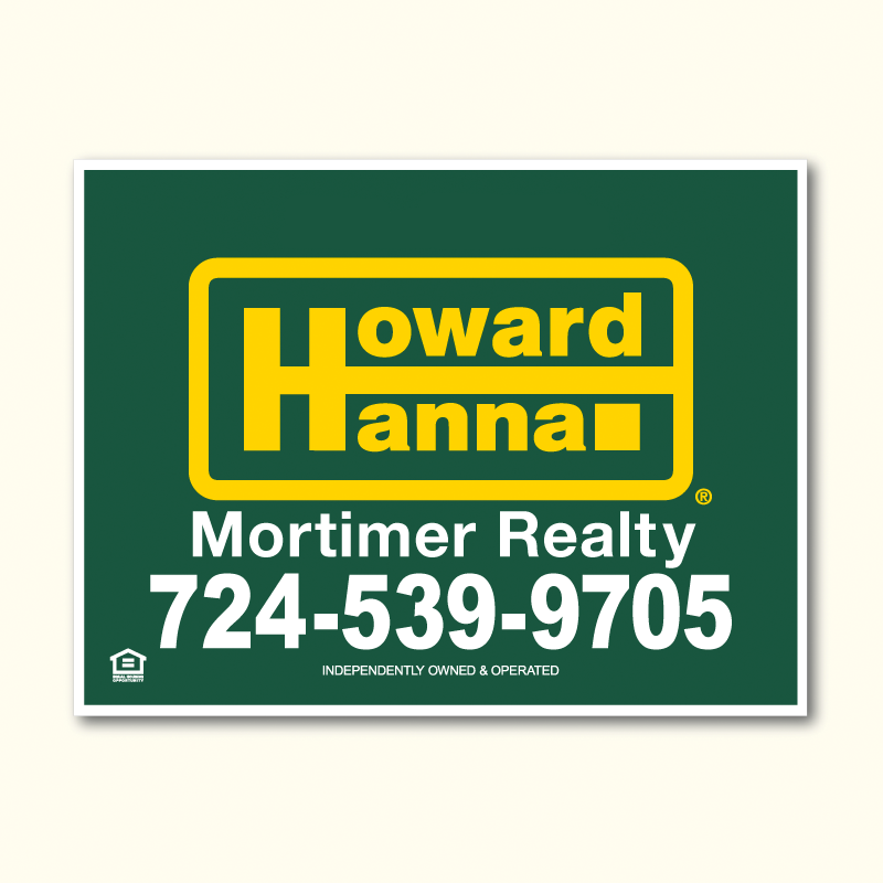 Howard Hanna Franchises Model 18X24_73 in Dee Sign®