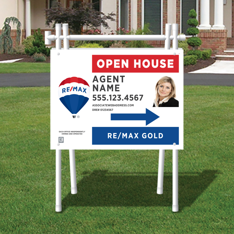 Open House Signs for REMAX GOLD Agents | Dee Sign®