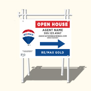 Open House Signs for REMAX GOLD Agents | Dee Sign®