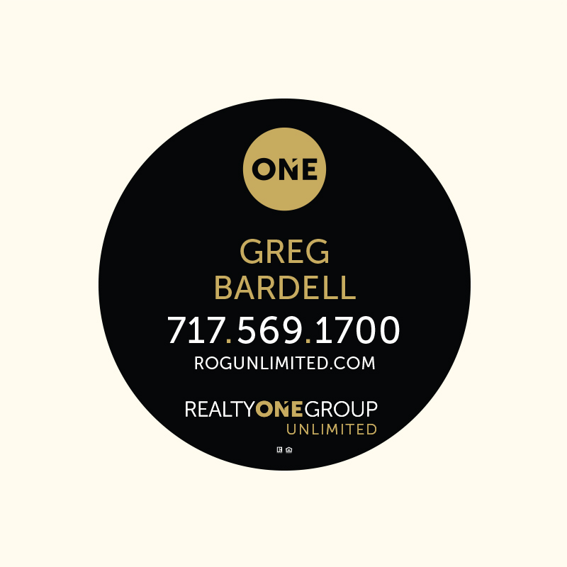 Realty ONE Group Model 30X30HC_DES2_121 in Hanging Sign Panels Dee Sign®