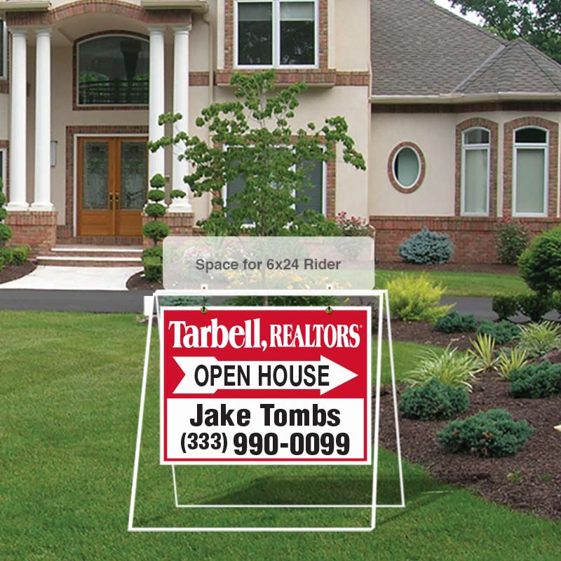 Open House Signs for Tarbell, Realtors Dee Sign®