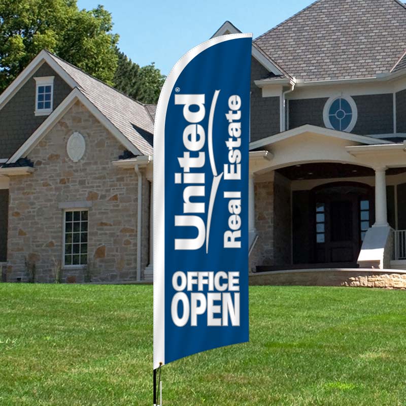 Feather Flags Signs for United Real Estate Dee Sign®