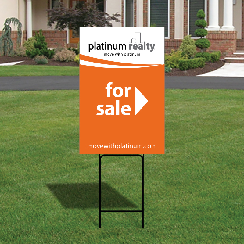 Open House Signs for Platinum Realty Dee Sign®