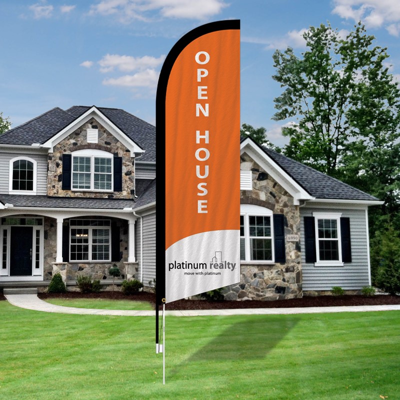 Feather Flags Signs for Platinum Realty Dee Sign®